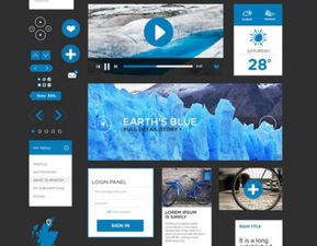 為網頁設計師和開發(fā)人員準備的30個免費扁平化ui套件